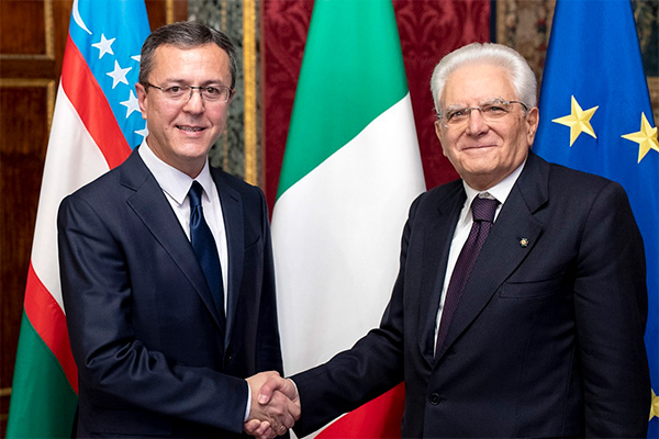 Ambassador of Uzbekistan presents his credentials to President of Italy
