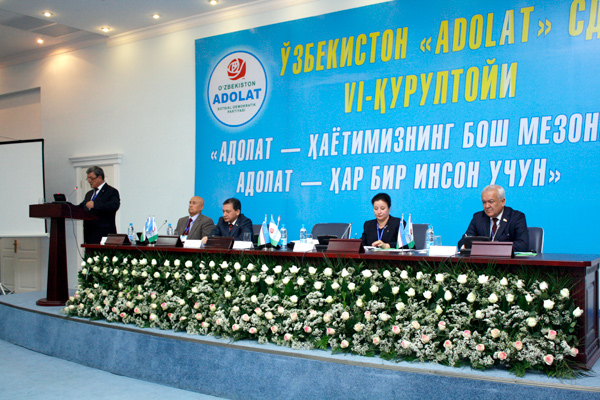 Adolat nominates candidates to MPs of Legislative Chamber