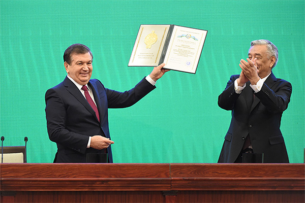 Shavkat Mirziyoev assumes office of President